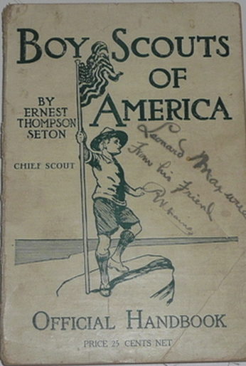 Boy Scouts of America by Ernest Thompson Seton Official Handbook