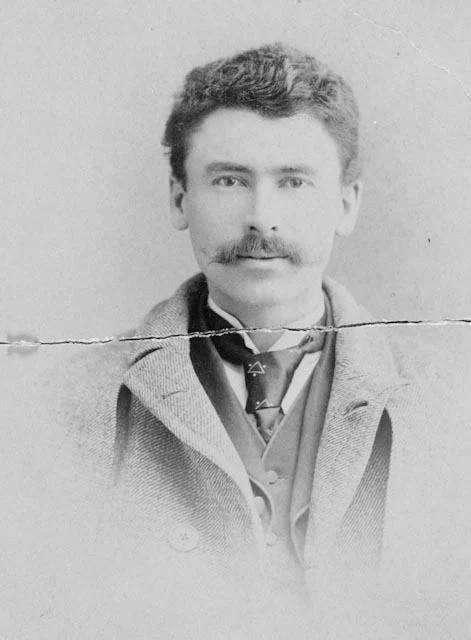 A Young Ernest Thompson Seton Portrait (B&W)