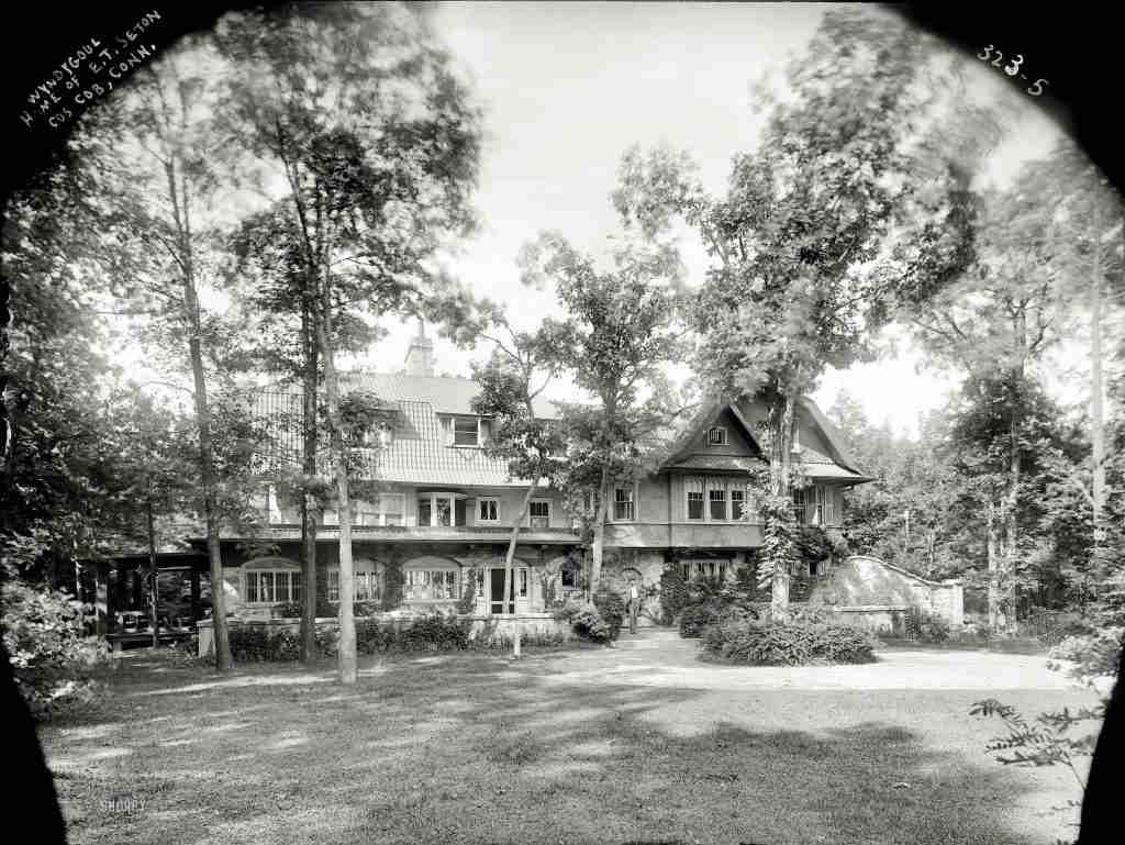 Wyndygoul Home of Ernest Thompson Seton (B&W)