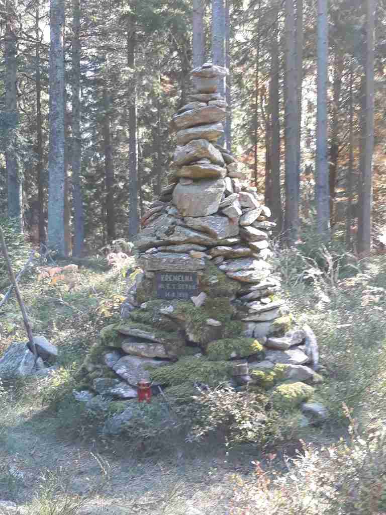 Cairn at the Top of Mt E. T. Seton