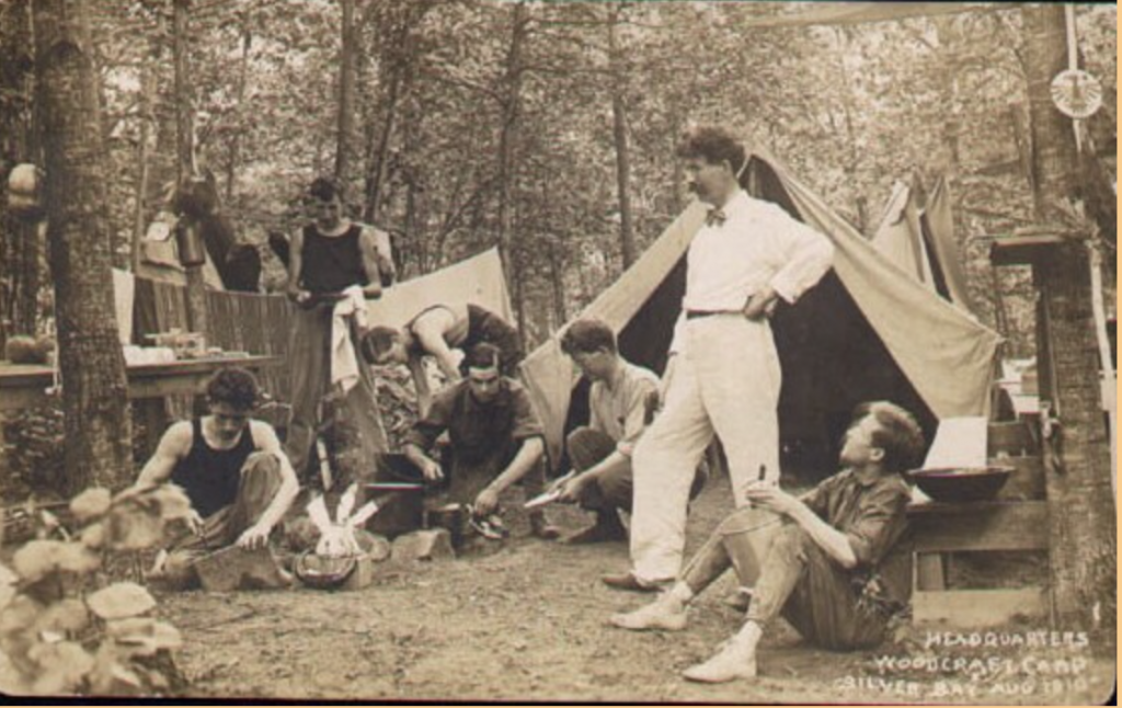 Ernest Thompson Seton at Silver Bay Camp